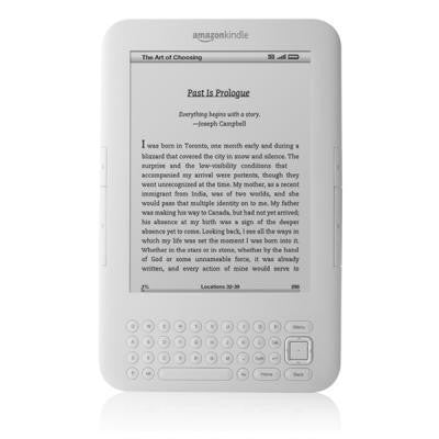 Amazon Kindle Keyboard 3G, Free 3G + Wi-Fi, 6" E Ink Display e-Reader 4GB - White - worldtradesolution.com