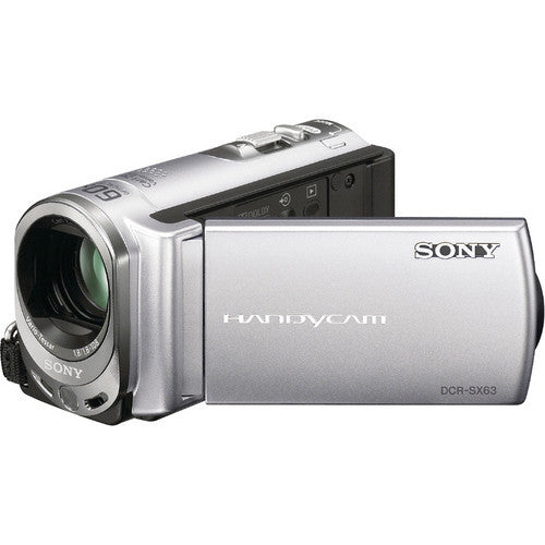 Sony DCR-SX63/S 16GB Internal Flash Memory Camcorder 60x Optical Zoom 2.7" - Silver - worldtradesolution.com
 - 2