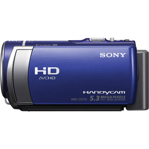 Sony Handycam HDR-CX210 HD Camcorder 8GB - Blue - worldtradesolution.com
 - 5