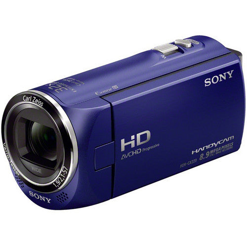 Sony Handycam HDR-CX220 High Definition Camcorder w/ 32x Optical Zoom - Blue - worldtradesolution.com
 - 3