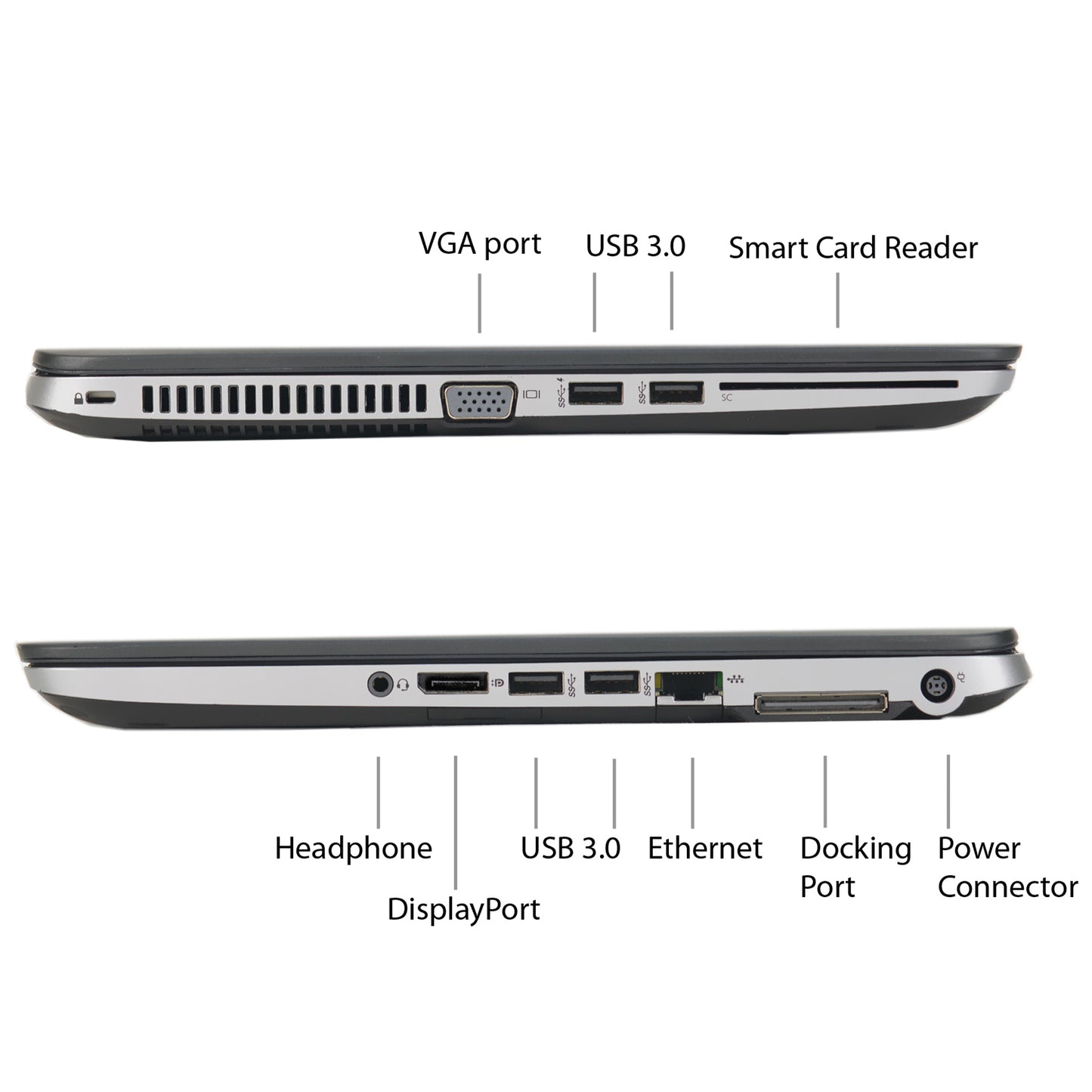 HP Elitebook 840 G1 14" Intel Core i5-4300U 1.90Ghz 4GB 500GB Webcam Windows 10 Pro