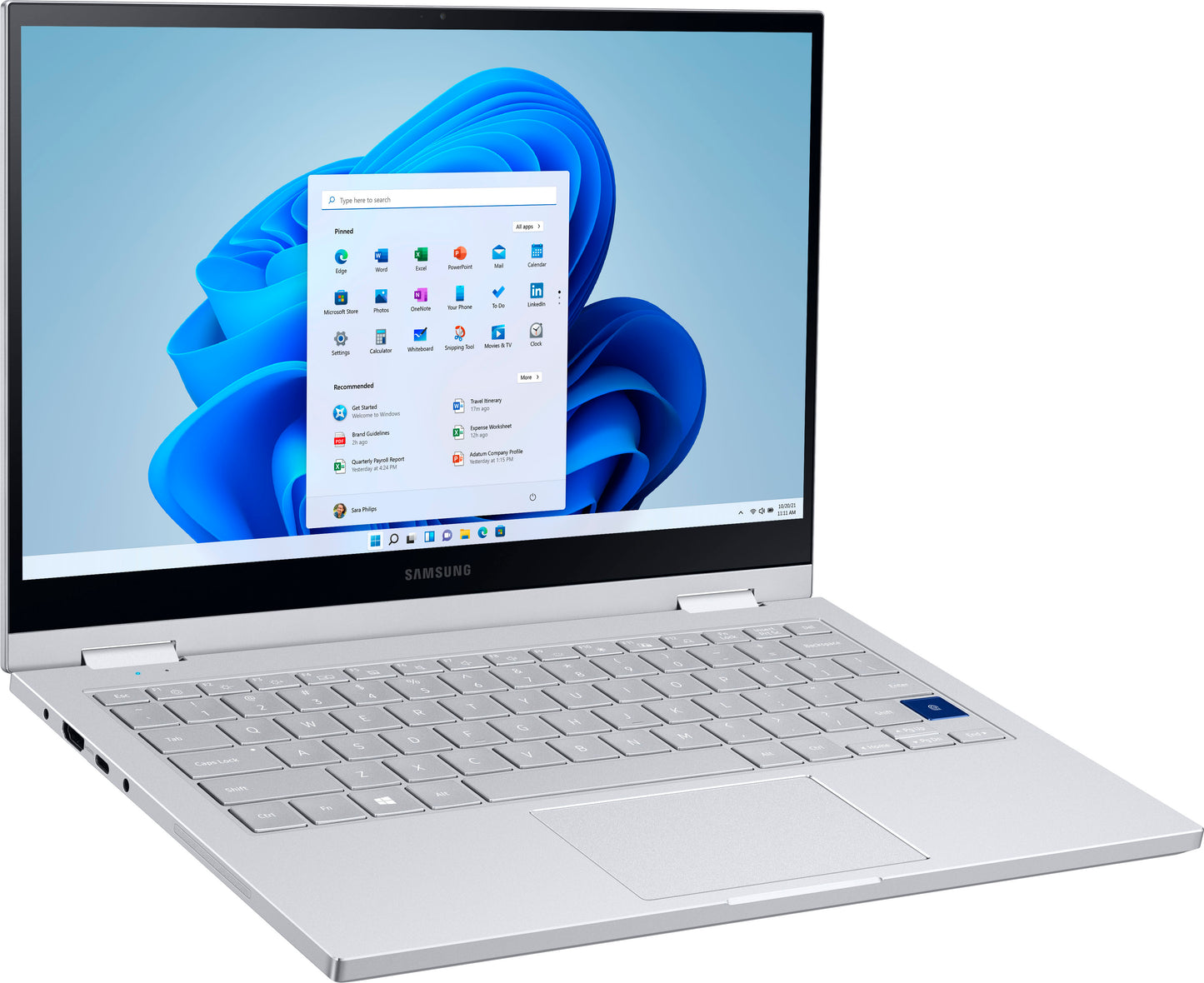 Samsung Galaxy Book Flex Alpha 2-in-1 13.3" QLED Touch Intel Core i5-10210U 1.60GHz 8GB 256GB Royal Silver