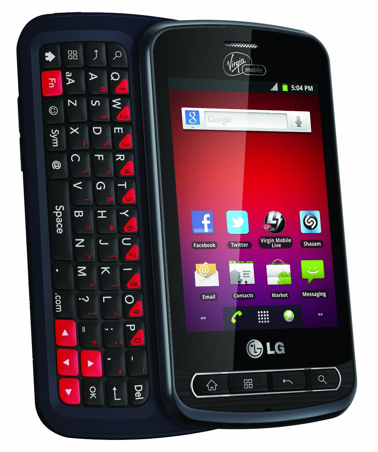LG VM701 Optimus Slider Prepaid Android Phone (Virgin Mobile) - worldtradesolution.com
- 4