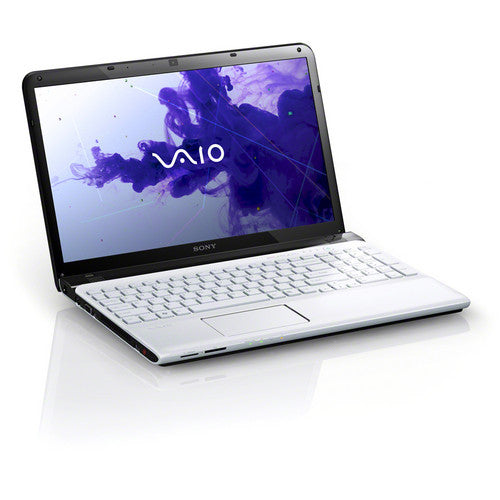 Sony VAIO E Series SVE15134CXW 15.5-Inch 2.5Ghz Core i3-3120M 6GB 750GB Webcam Seafoam White Windows 8 - worldtradesolution.com
 - 1