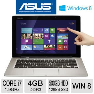 Asus Transformer Ultrabook TX300CA-DH71 Tablet PC - 13.3" - Intel Core i7-3517U 1.90GHz 4GB 500GB + 128 SSD Backlit Keyboard, 13.3" IPS Full HD Detachable TouchScreen- Silver Windows 8 - worldtradesolution.com
 - 1
