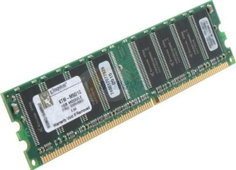 Kingston 1GB PC3200 DDR KTM-M50/1G CL3 184-Pin DIMM Desktop Memory FRU 33R4963 - Non-ECC - worldtradesolution.com