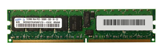 Samsung 512MB PC2-3200R-333-10-C3 DDR2 M393T6450FZ3-CCC CL3 240-Pin DIMM Server Memory - ECC Registered - worldtradesolution.com