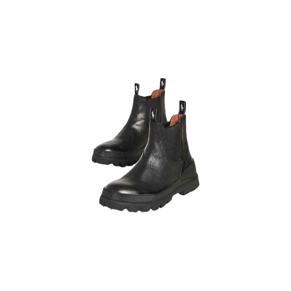 Polo Ralph Lauren Mens Oslo Chelsea Boots Black 9