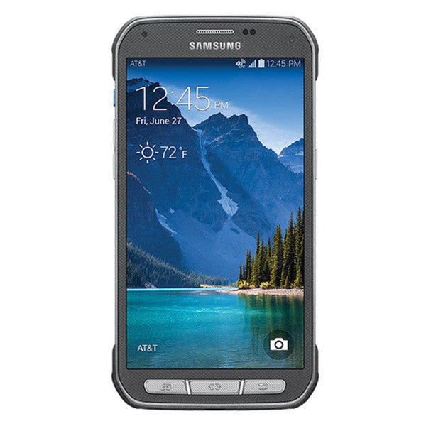 Samsung Galaxy S5 Active SM-G870A AT&T Titanium Grey Manufacturer Unlocked Like New Grade A - worldtradesolution.com
 - 1