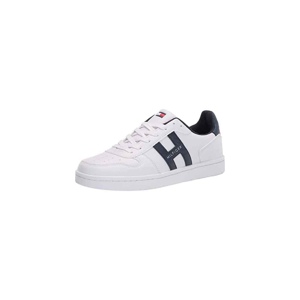 Tommy Hilfiger Mens Leman Sneakers White 11.5