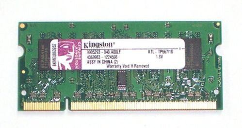 Kingston 1GB DDR2 KTL-TP667/1G SODIMM 200 Pin Laptop Memory - Non-ECC - worldtradesolution.com
