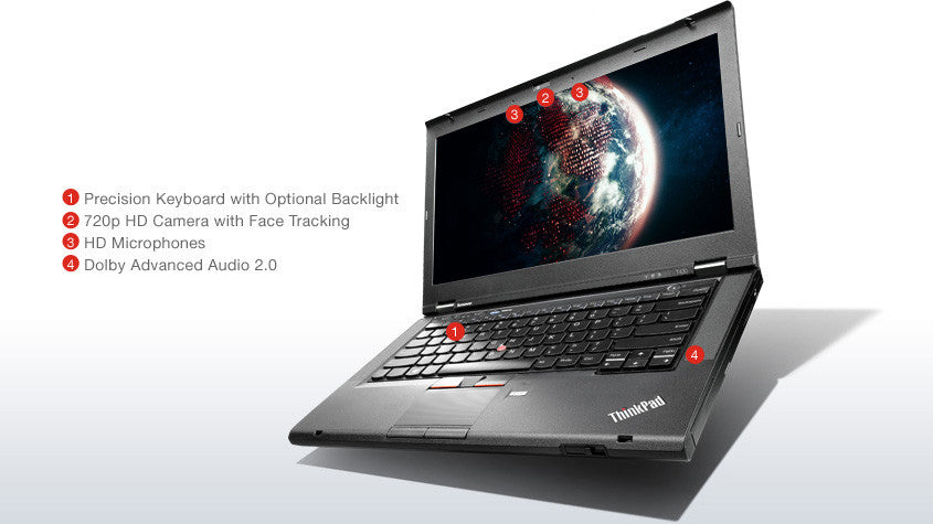 Lenovo Thinkpad T430 2349-E51 Intel Core i5-3320M 2.60Ghz 8GB 500GB WCam RW Reader Windows 7 Pro 14+ Months Warranty - worldtradesolution.com
- 3