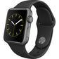 Apple Watch Sport MJ2X2LL/A 38mm Smartwatch Space Gray Aluminum, Black Sport Band - worldtradesolution.com
 - 1