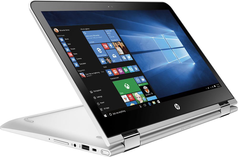 HP Pavilion x360 Convertible m3-U001dx Touch 13.3" Intel Core i3-6200U 2.30Ghz 6GB 500GB Webcam Windows 10 Home