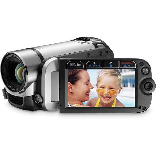 Canon FS200 Flash Memory Camcorder (Misty Silver) - worldtradesolution.com
 - 2