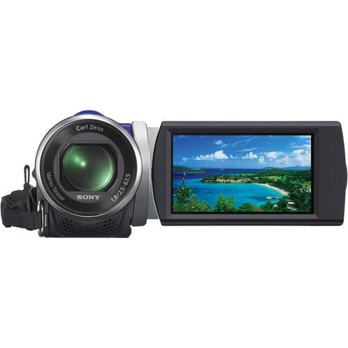Sony Handycam HDR-CX210 HD Camcorder 8GB - Blue - worldtradesolution.com
 - 4