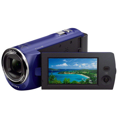 Sony Handycam HDR-CX220 High Definition Camcorder w/ 32x Optical Zoom - Blue - worldtradesolution.com
 - 1