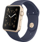 Apple Watch MLC72LL/A 42mm Smartwatch Gold Aluminum Case Midnight Blue Sport Band - worldtradesolution.com
 - 1