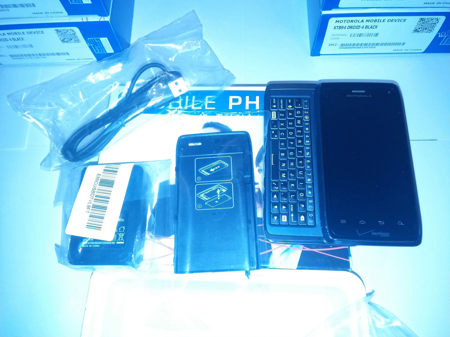 Motorola Droid 4 XT894 4G LTE Factory Unlocked Refurbished Black Android Smartphone Verizon - worldtradesolution.com
 - 8