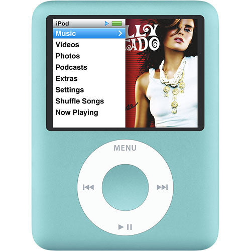 Apple iPod Nano A1236 3rd Generation 8GB (Blue) MB249LL/A - worldtradesolution.com
 - 1