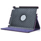 New Purple 360 Degrees Rotating Leather Case Smart Cover with Stand and Sleep/Wake Function for Apple iPad 3, Built-in Magnet - worldtradesolution.com
 - 2