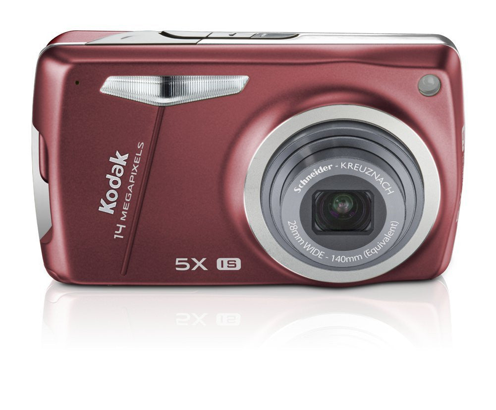 Kodak Easyshare M575-2474 14 MP Digital Camera with 5x Wide Angle Optical Zoom and 3.0-Inch LCD (Red) - worldtradesolution.com
 - 1