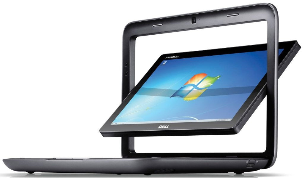 Dell Inspiron Duo Convertible Tablet Intel Dual Core 1.5GHz 10.1" Multi-touch Screen WebCam 2GB RAM 320GB HD Windows 7 Home Premium - worldtradesolution.com
 - 1