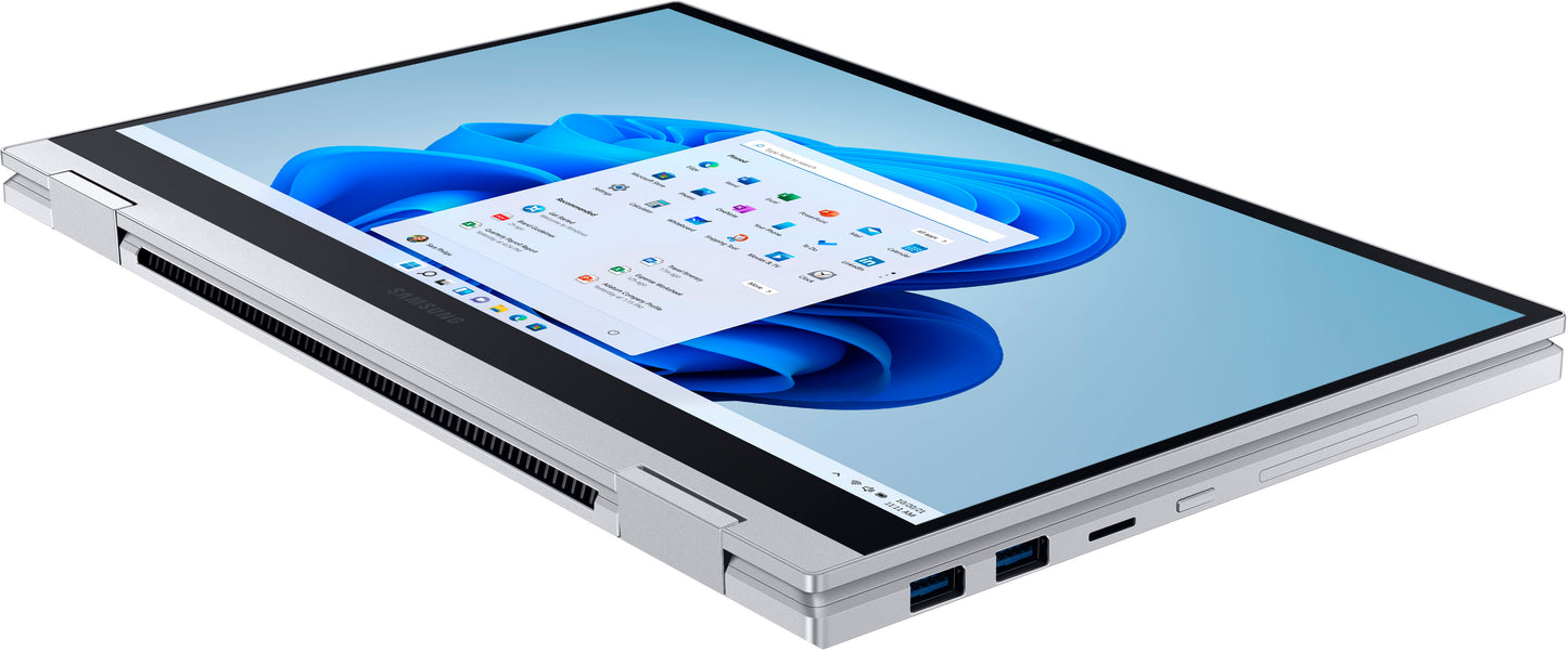 Samsung Galaxy Book Flex Alpha 2-in-1 13.3" QLED Touch Intel Core i5-10210U 1.60GHz 8GB 256GB Royal Silver