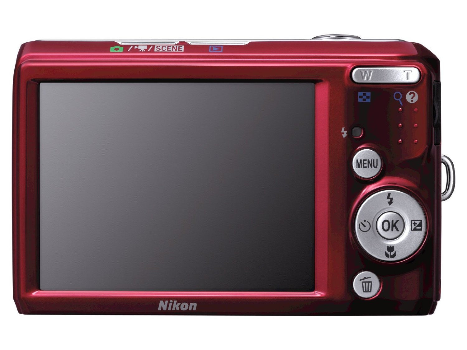 Nikon Coolpix L20 10MP Digital Camera with 3.6 Optical Zoom and 3 inch LCD, (Deep Red) - worldtradesolution.com
 - 2