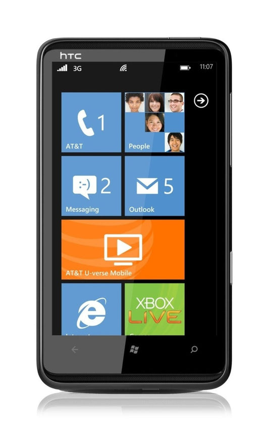 HTC HD7S AT&T T9295 16GB Unlocked Windows 7 Smartphone GSM Opened Boxed - worldtradesolution.com
 - 1