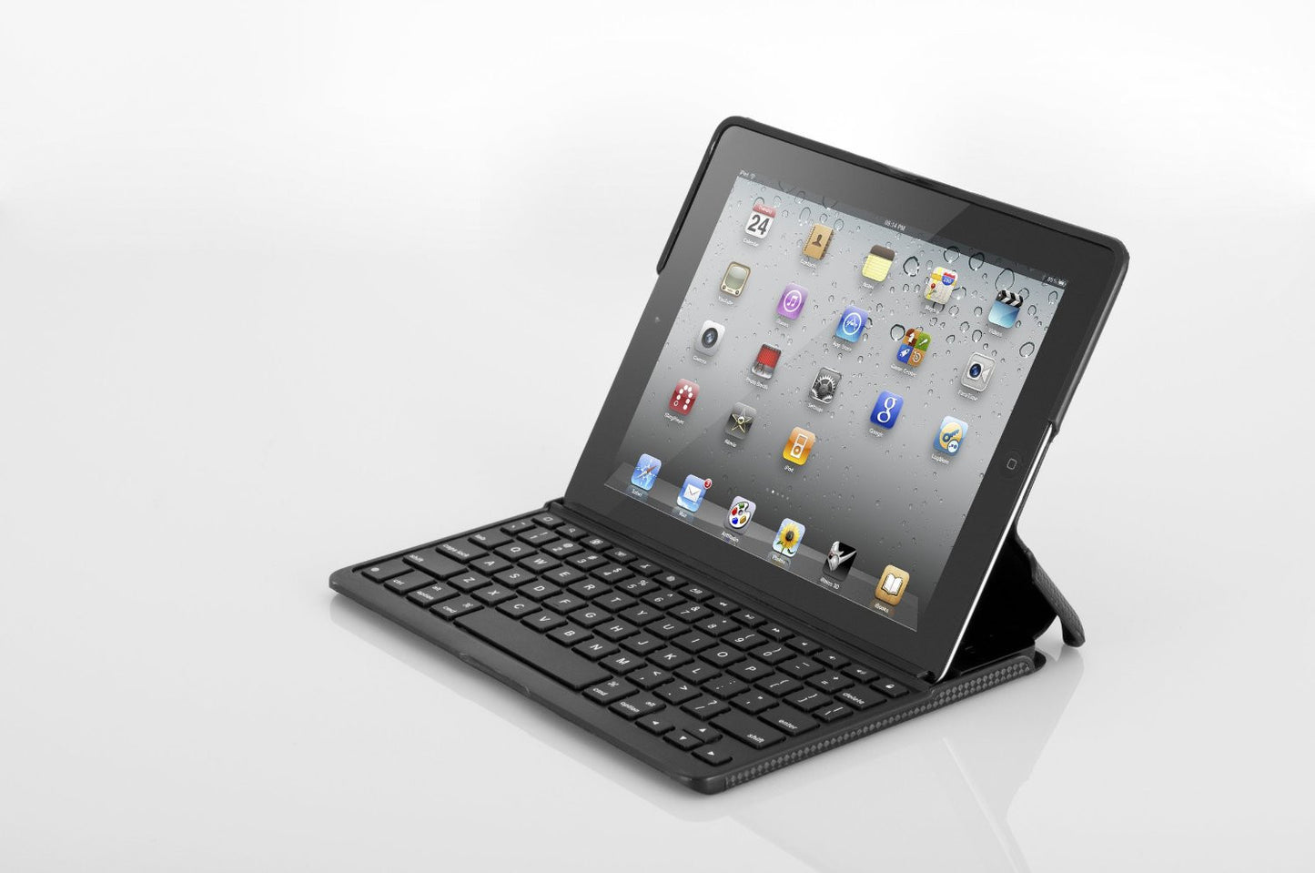 ZAGGfolio IPAD 2/3/4 CARBON FIBER TEXTURE CASE WITH REMOVABLE BLUETOOTH KEYBOARD - worldtradesolution.com
 - 2