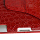 Ctech 360 Degrees Rotating Stand Leather Smart Case for Apple iPad 2 Red Luxury Crocodile Pattern - worldtradesolution.com
 - 3