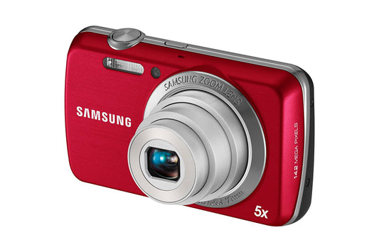 Samsung PL20 Digital Camera 14.2MP, 5x Optical Zoom 2.7-inch LCD (Red) - worldtradesolution.com
 - 1