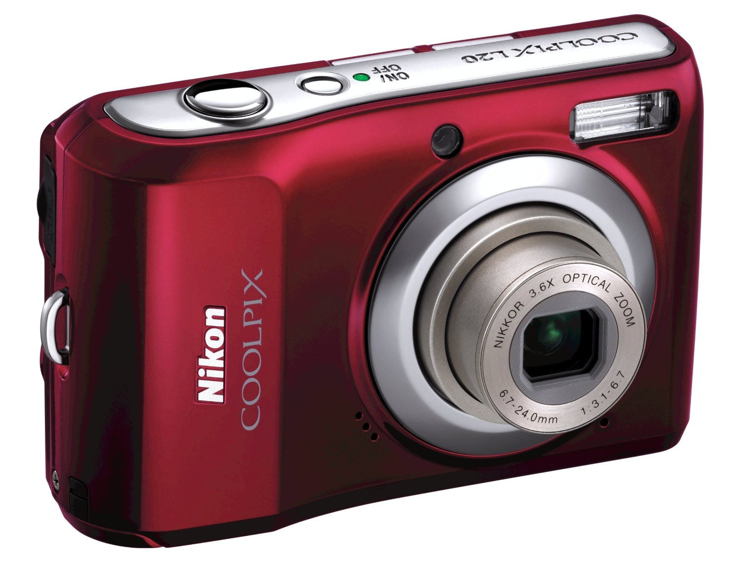 Nikon Coolpix L20 10MP Digital Camera with 3.6 Optical Zoom and 3 inch LCD, (Deep Red) - worldtradesolution.com
 - 4
