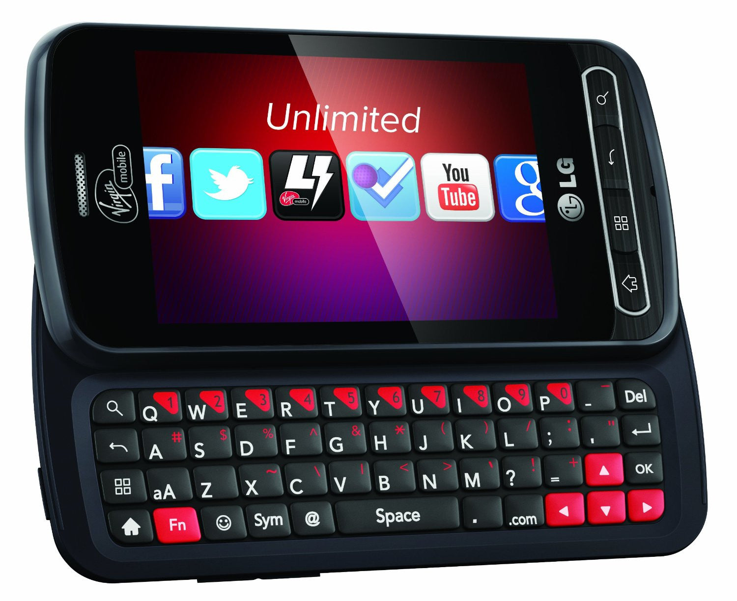 LG VM701 Optimus Slider Prepaid Android Phone (Virgin Mobile) - worldtradesolution.com
 - 5