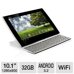 Asus SL101-B1-WT - Eee Pad 32 GB Tablet - 10.1" - NVIDIA Tegra 2 T250 1 GHz - White - worldtradesolution.com
 - 1
