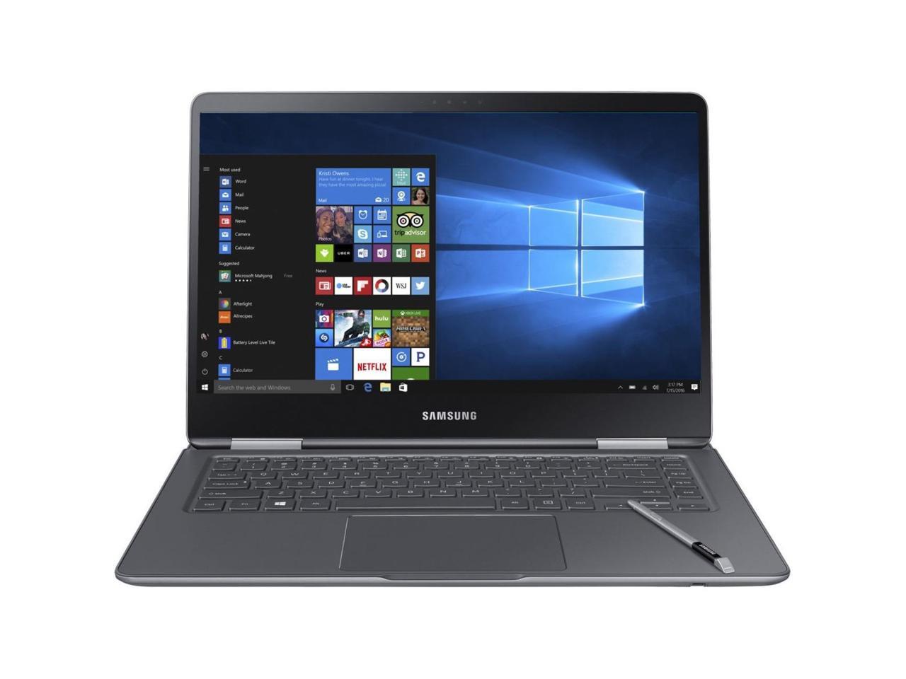 Samsung Notebook 9 Pro NP940X5N-X01US 15" FHD 2-in-1 Touchscreen Intel Core i7-8550U 1.80Ghz 16GB 256GB Webcam Windows 10 Pro