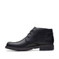 Clarks Clarks Mens Morris Peak Boots Black Tumbled Leather 8M