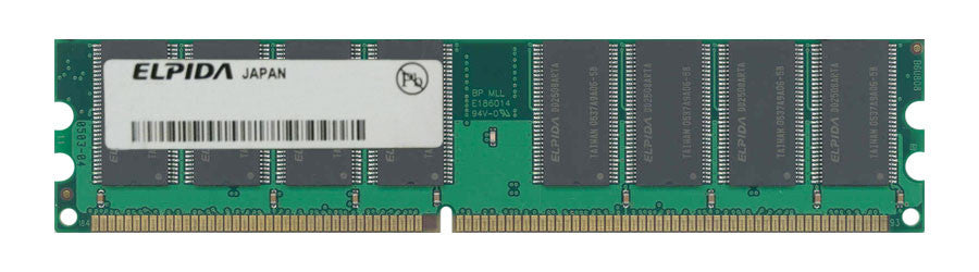 Elpida 512MB PC3200U-3033-0-B1 DDR EBD52UC8AMFA-5B CL3 184-Pin DIMM Desktop Memory - Non-ECC - worldtradesolution.com
 - 1