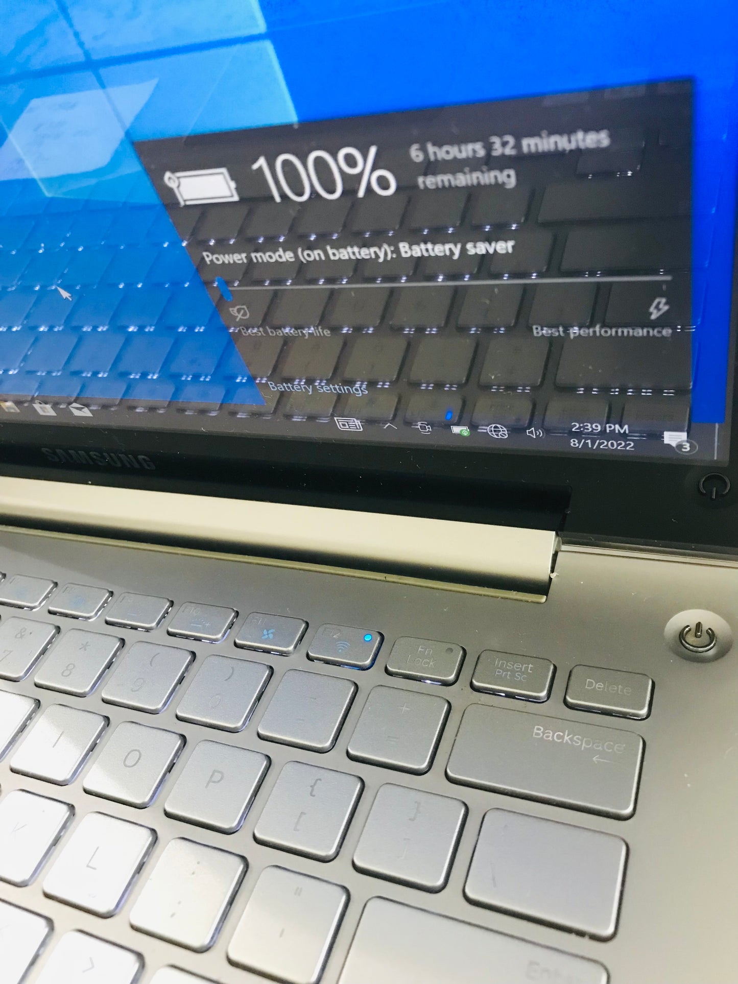 Samsung Ativ NP740U3E-A01UB 13.3" Touch Intel Core i5-3337U 1.80Ghz 4GB 128GB Webcam Windows 10 Pro