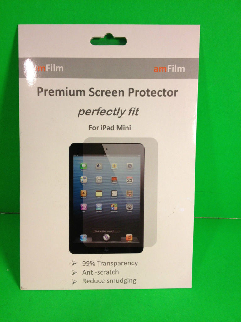 New amFilm Premium Screen Protector Film Clear for Apple iPad Mini - worldtradesolution.com
 - 1