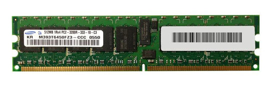 Samsung 512MB PC2-3200R-333-10-C3 DDR2 M393T6450FZ3-CCC CL3 240-Pin DIMM Server Memory - ECC Registered - worldtradesolution.com
