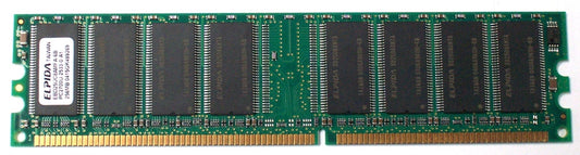 Elpida 256MB PC2700U-2533-0-A1 DDR EBD25UC8AMFA-6B CL2.5  184 Pin DIMM Desktop Memory - Non-ECC - worldtradesolution.com
