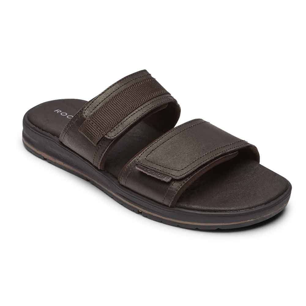 Rockport Mens Lb M Dress Slide Brown 7M
