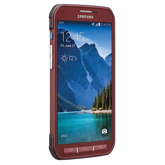 Samsung Galaxy S5 Active SM-G870A AT&T Ruby Red Manufacturer Unlocked Like New Grade A - worldtradesolution.com
 - 2