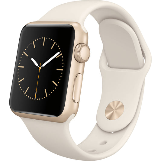 Apple Watch Sport 38mm Rose Gold Aluminum Case – Lavender Sport Band MLCH2LL/A 2 Years AppleCare - worldtradesolution.com
 - 1