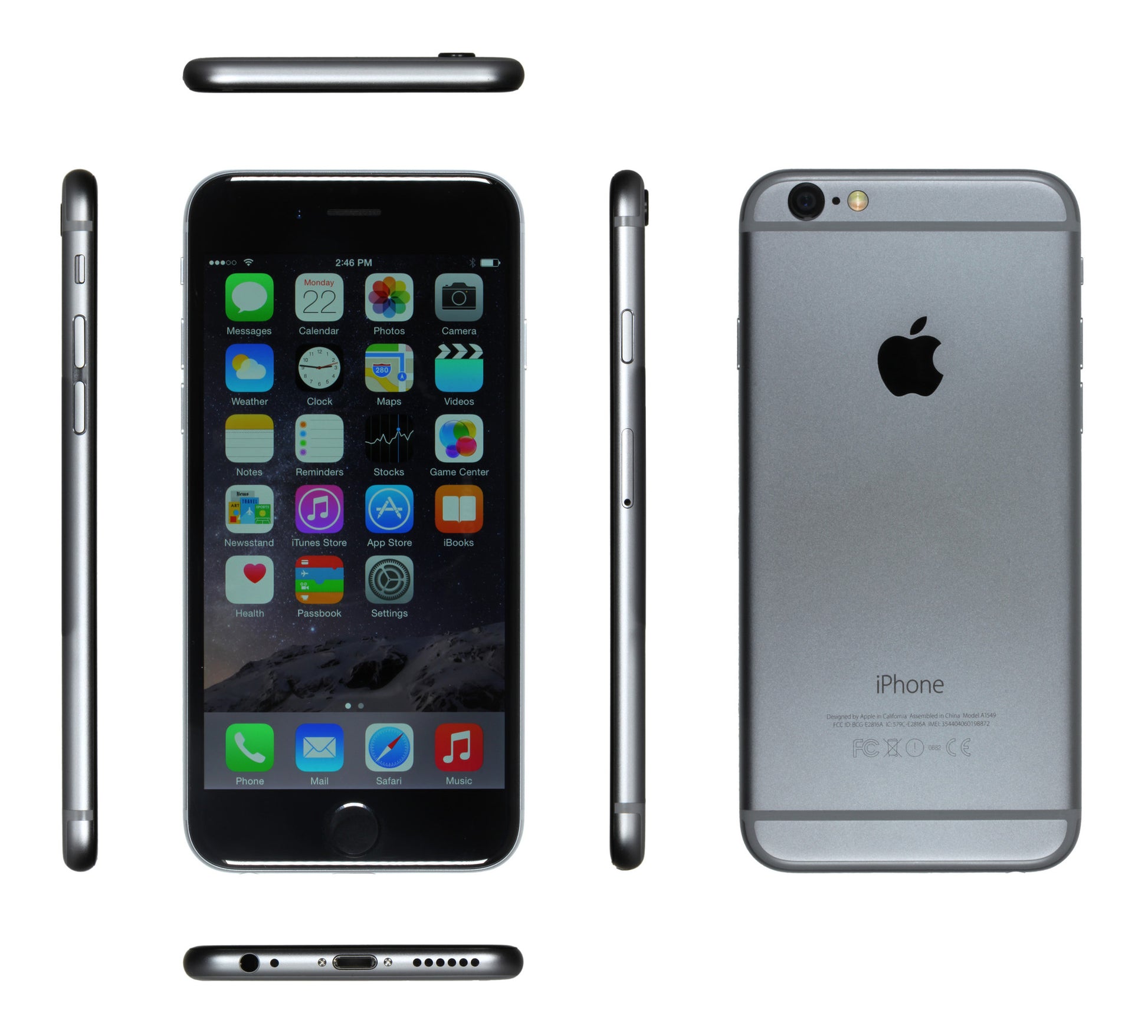 Apple iPhone 6 16GB A1549 MG4N2LL/A Space Gray LTE AT&T Factory Unlocked Grade B - worldtradesolution.com
 - 4