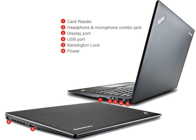 Lenovo ThinkPad X1 Carbon 34442GU 14" Ultrabook Intel Core i5-3427U 1.8Ghz 4GB 128GB SSD Webcam Bluetooth Windows 7 Professional 64-bit - worldtradesolution.com
 - 9